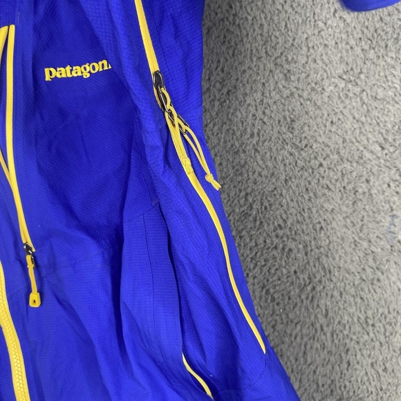 Patagonia Jacket Womens Medium Blue Yellow H2No Hooded Triolet STY84340 - Picture 7 of 16